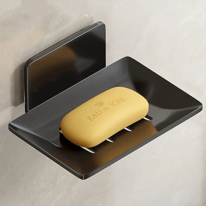 Porta Sabonete Inox Parede Banheiro - Preto