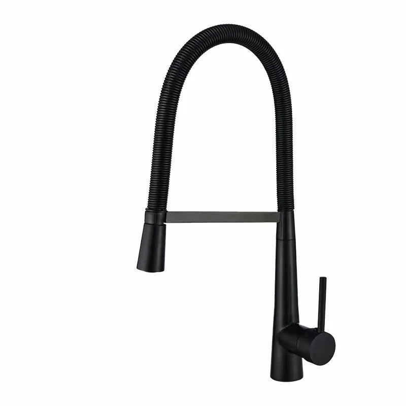 Torneira Para Cozinha Monocomando Pull-Out Royal Valence - Preto