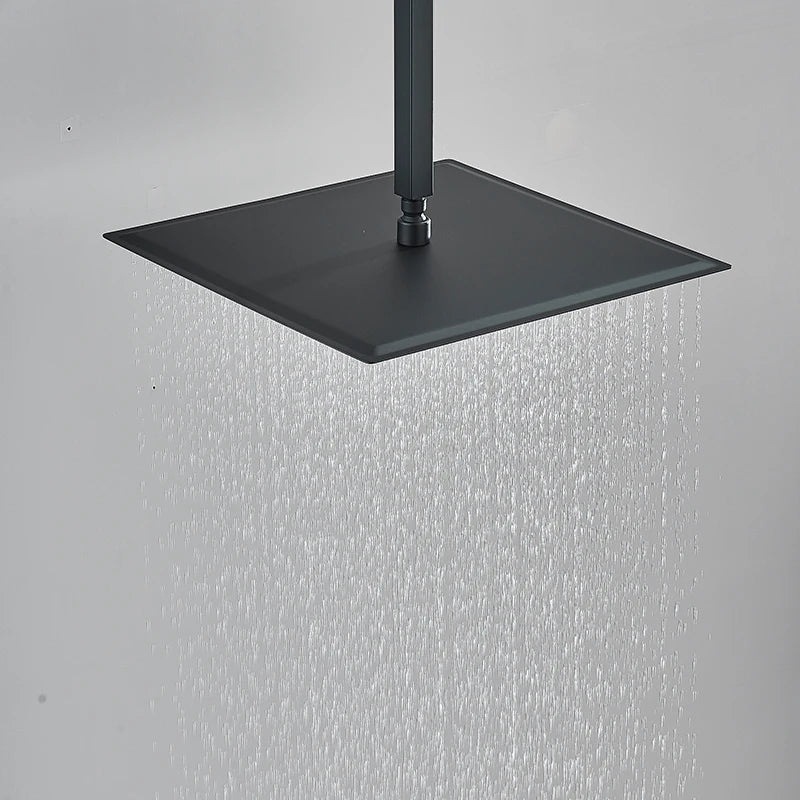 Chuveiro De Teto Quadrado Ultrafino Aço Inoxidável - imagem do produto 1