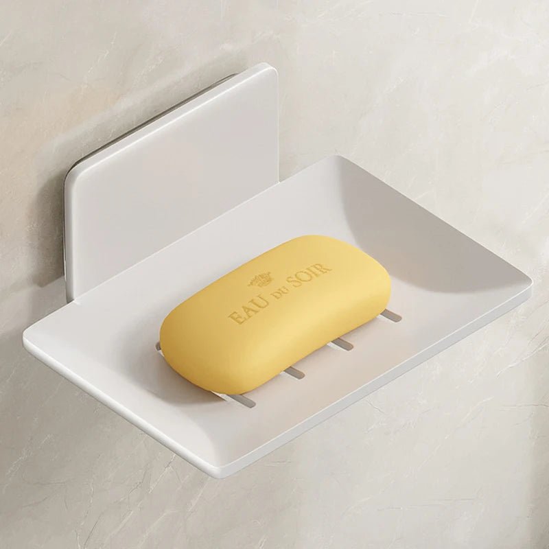 Porta Sabonete Inox Parede Banheiro - Branco