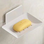 Porta Sabonete Inox Parede Banheiro - Branco