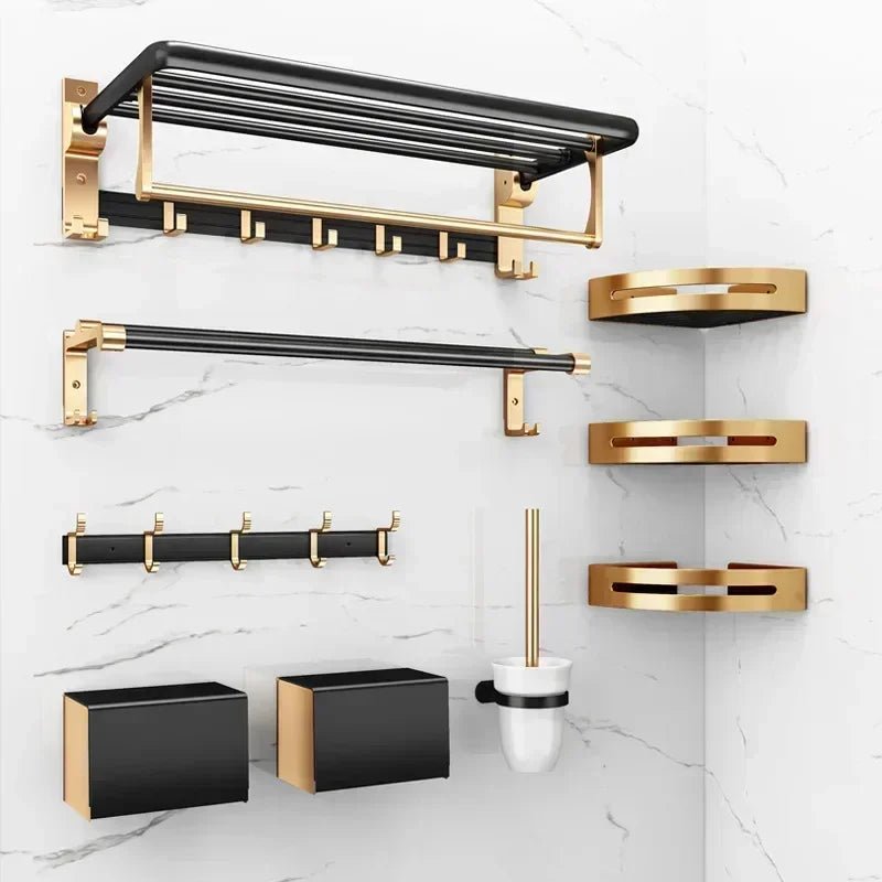 Kit Acessórios Para Banheiro 9 Peças - Conjunto Completo 9 Peças