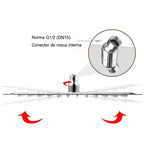 Chuveiro Para Banheiro Com Chuveirinho Manual e Desviador Kit Completo Tamanho 30x30 - imagem do produto 5