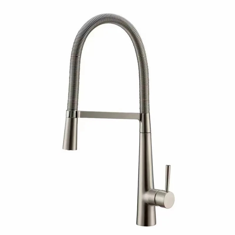 Torneira Para Cozinha Monocomando Pull-Out Royal Valence - Aço Escovada
