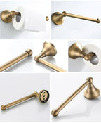 Porta Toalha Dourado Toalheiro Para Banheiro - imagem do produto 6