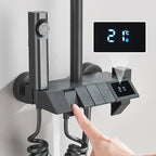 Conjunto Chuveiro Ducha Inteligente Display Digital Misturador - imagem do produto 6