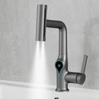 Torneira Para Banheiro Monocomando Misturador Cascata Com Display Digital Royal Clear - imagem do produto 8