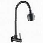 Torneira Para Cozinha De Parede Monocomando - Preto