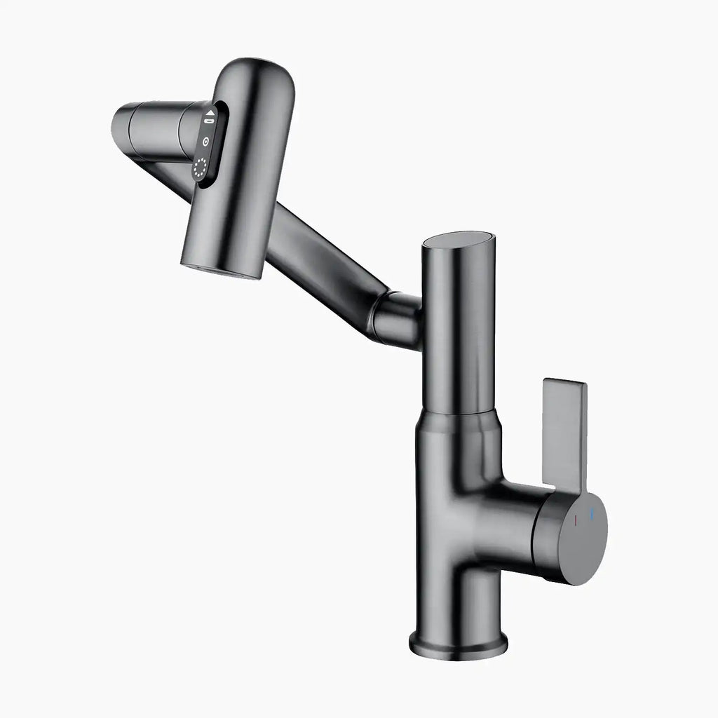Torneira Monocomando Com Sensor De Temperatura - Cinza