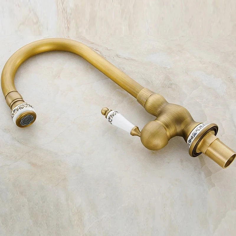 Torneira Para Banheiro Monocomando Estilo Vintage - imagem do produto 6