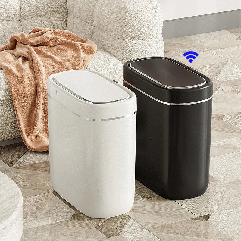 Lixeira Automática Para Banheiro Com Sensor Modelo Slim - foto principal