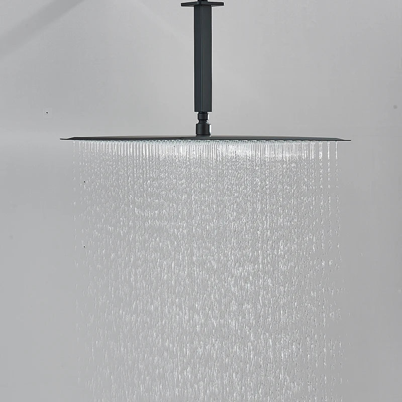 Chuveiro De Teto Quadrado Ultrafino Aço Inoxidável - imagem do produto 3