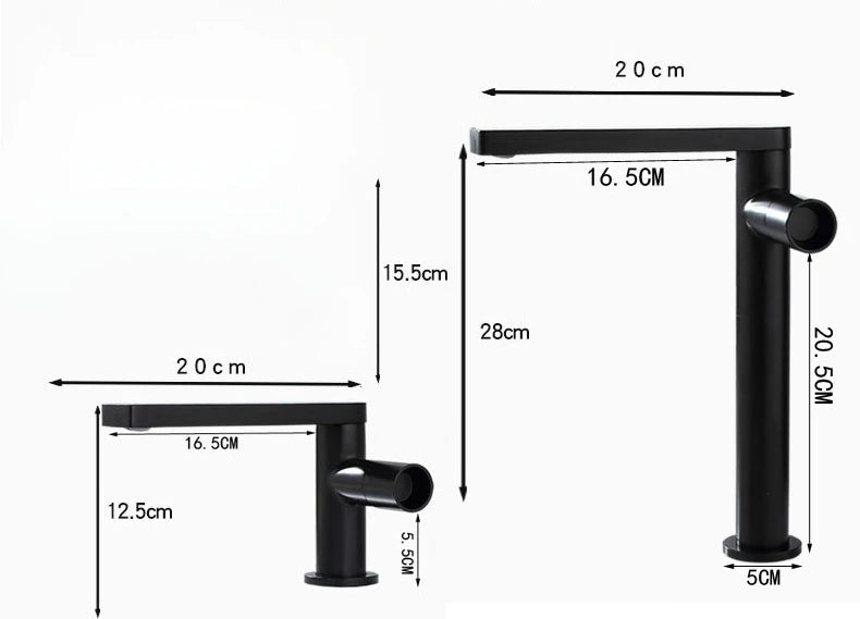 Torneira Para Banheiro Monocomando Misturador Design Premium Royal Aurora - imagem do produto 2