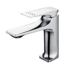 Torneira Para Banheiro Monocomando Misturador Bica Baixa Pureline - Cromado Brilhante