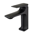Torneira Para Banheiro Monocomando Misturador Bica Baixa Pureline - Preto Fosco