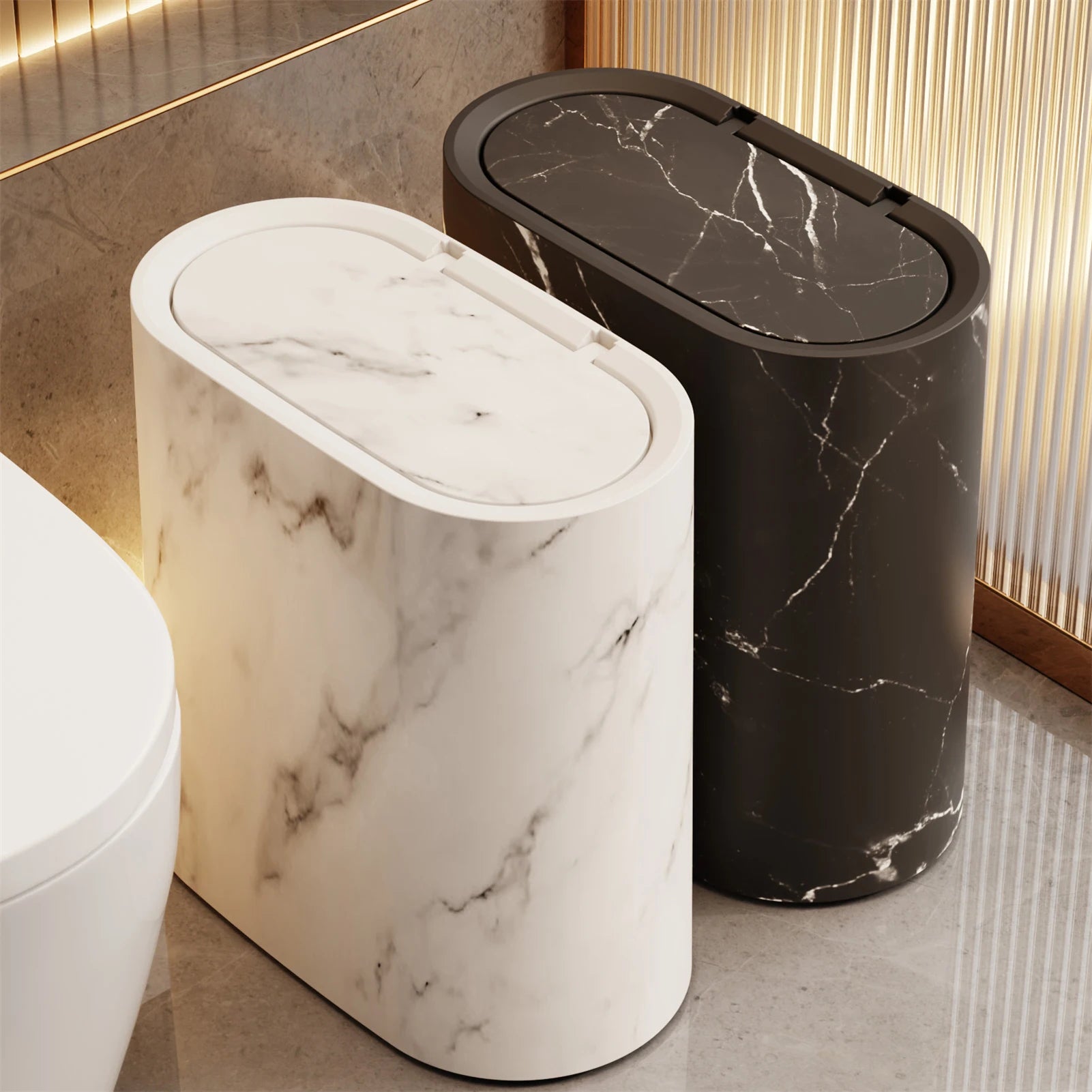 Lixeira Para Banheiro Lavabo Estilo Nórdico - foto principal