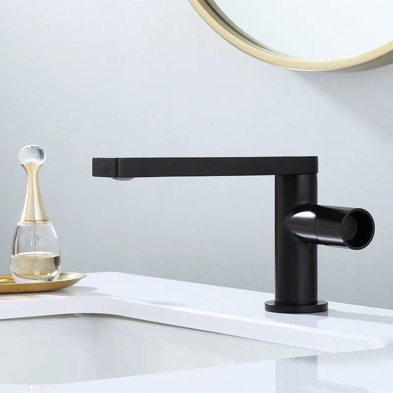 Torneira Para Banheiro Monocomando Misturador Design Premium Royal Aurora - Torneira Para Banheiro Preto Bica Baixa