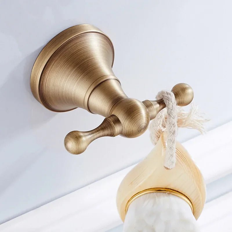 Porta Toalha Dourado Toalheiro Para Banheiro - Gancho