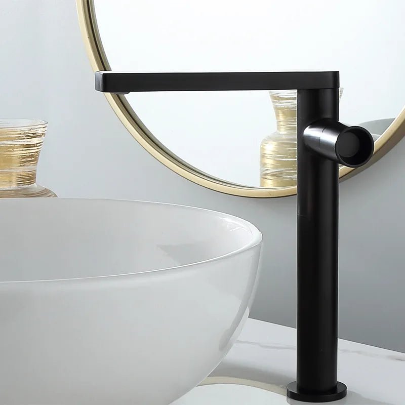Torneira Para Banheiro Monocomando Misturador Design Premium Royal Aurora - Torneira Para Banheiro Preto Bica Alta