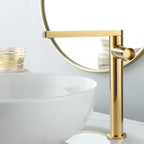 Torneira Para Banheiro Monocomando Misturador Design Premium Royal Aurora - Torneira Para Banheiro Dourado Bica Alta