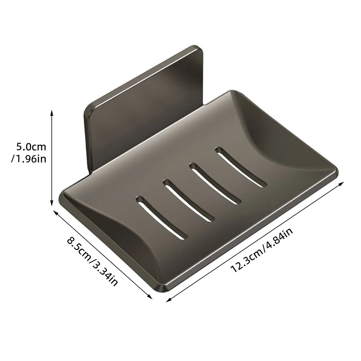 Porta Sabonete Inox Parede Banheiro - imagem do produto 9