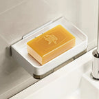 Porta Sabonete De Parede Para Banheiro Inox - Branco
