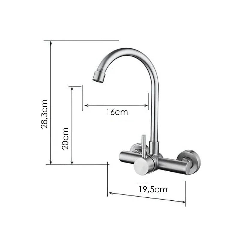 Torneira De Parede Para Cozinha Monocomando - imagem do produto 2
