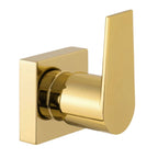 Acabamento Para Registro Quadrado Alavanca Corten Chuveiro Banheiro Padrão Deca - Dourado Brilhante