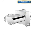 Acabamento Registro Gota 1/2 Ou 3/4 Padrão Deca Cromado para Banheiro Lavatório Luxo - imagem do produto 2