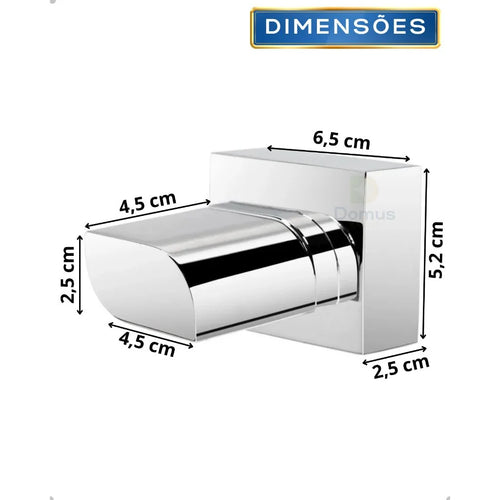 Acabamento Registro Gota 1/2 Ou 3/4 Padrão Deca Cromado para Banheiro Lavatório Luxo - imagem do produto 2