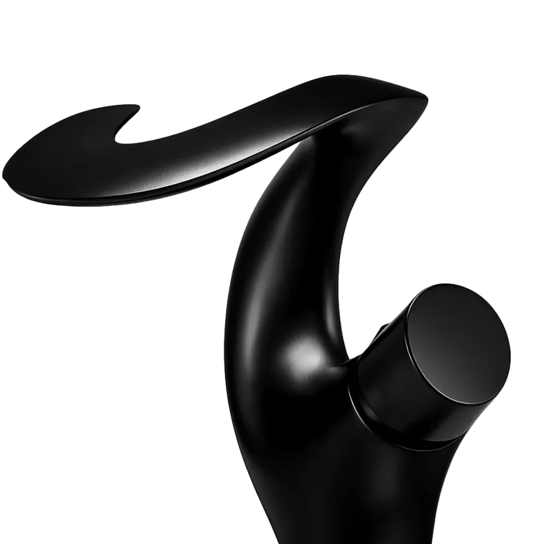 Torneira Monocomado Para Banheiro Misturador Modelo Vintage Lumiere - Preto