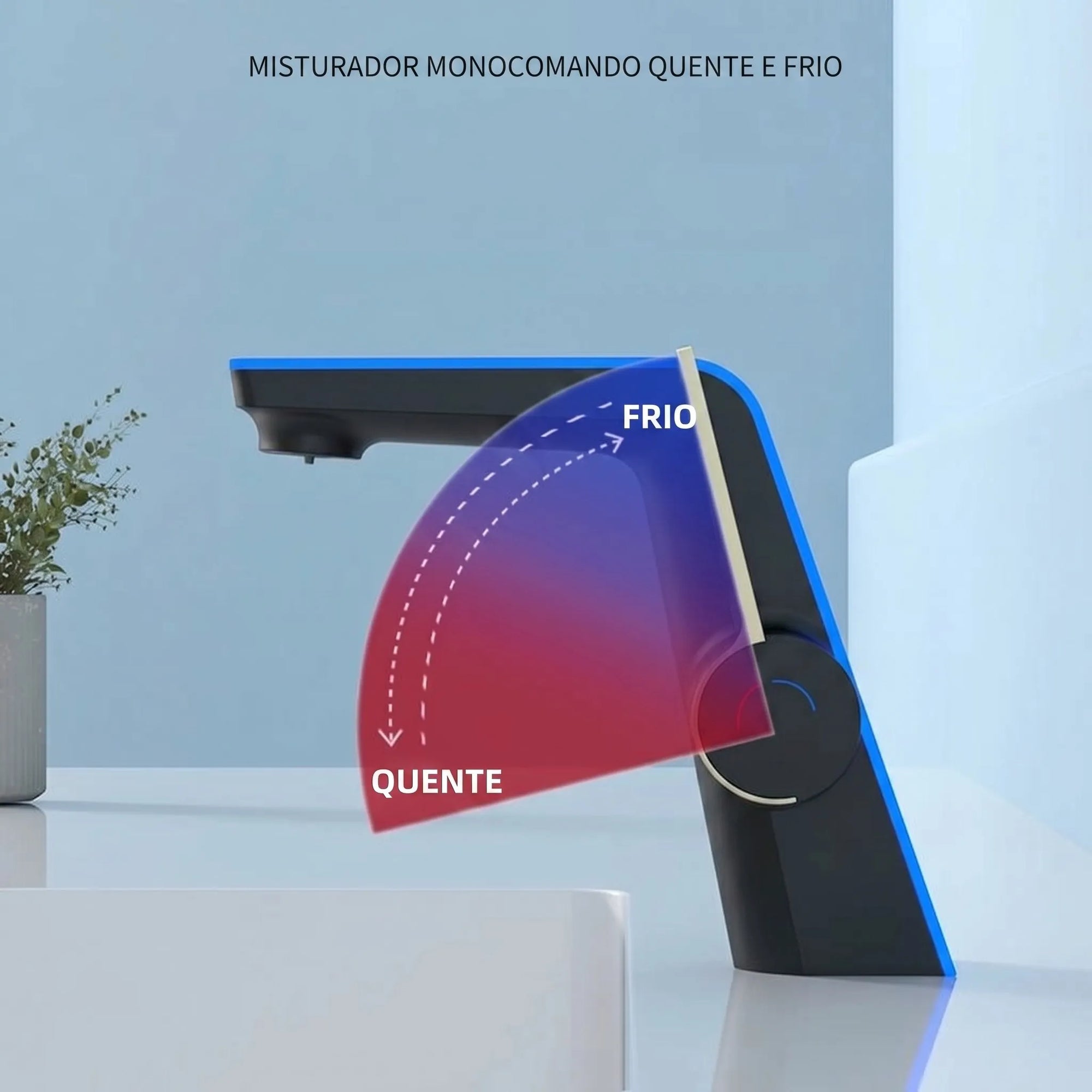Torneira Monocomando Para Banheiro EliteFlow - imagem do produto 3