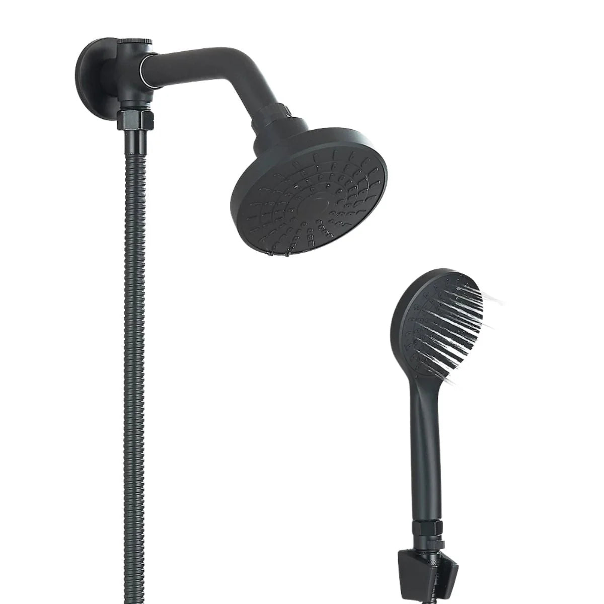 Chuveiro Para Banheiro 10cm com Desviador e Ducha +150cm Mangueira Kit Completo - Tipo 1