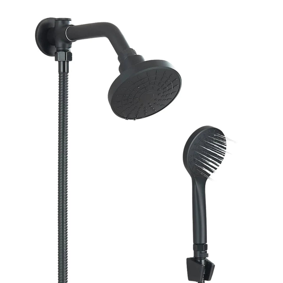 Chuveiro Para Banheiro 10cm com Desviador e Ducha +150cm Mangueira Kit Completo - Tipo 1