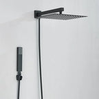 Chuveiro Para Banheiro Com Chuveirinho Manual e Desviador Kit Completo Tamanho 30x30 - Cromado