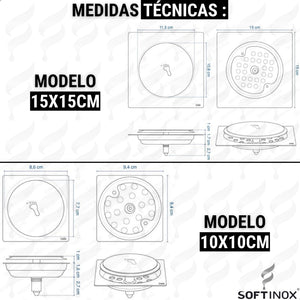 ralo inteligente 15x15, ralo inteligente, ralo de click, ralo de banheiro inteligente, ralo click preto, ralo click 15x15, ralo click 10x10, ralo click, ralo 10x10 inox,