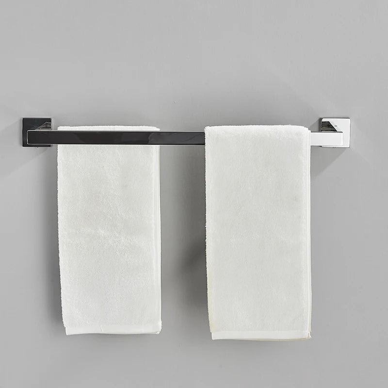 Porta Toalha Para Banheiro Cromado Premium - Torneiras Royal
