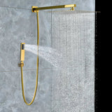 Chuveiro Para Banheiro Com Chuveirinho Manual e Desviador Kit Completo Tamanho 30x30 - Torneiras Royal