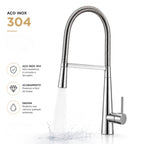 Torneira Para Cozinha Monocomando Pull-Out Royal Valence - Torneiras Royal 3