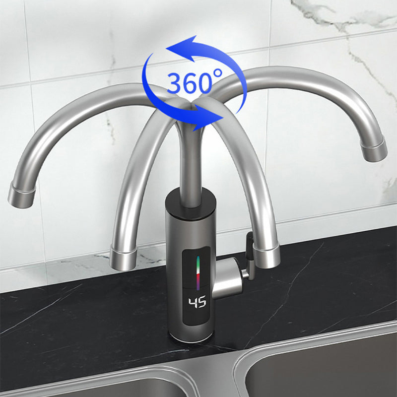 Torneira Elétrica Para Cozinha Banheiro Com Visor de Temperatura Regulagem e Giratória 360° - instalação