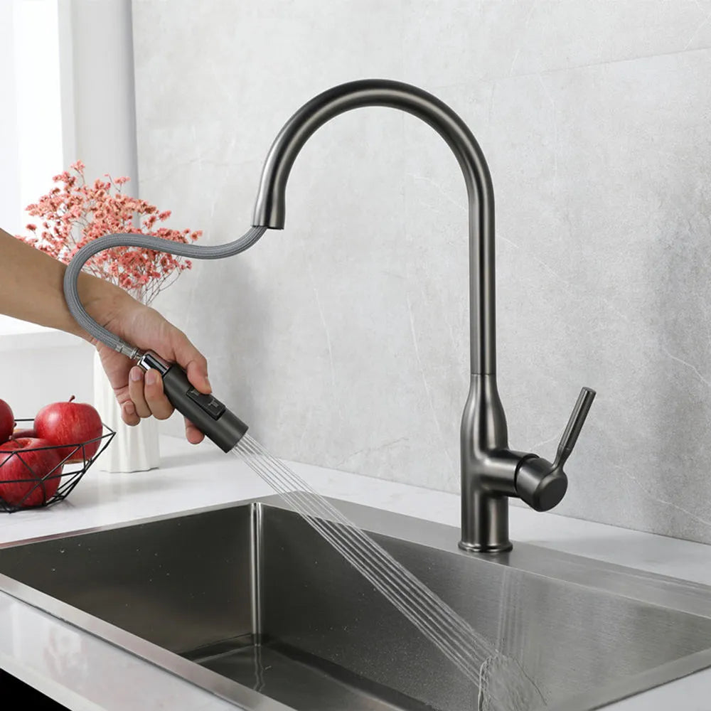 Torneira Para Cozinha Monocomando Misturador Pull Out Royal Pristine - imagem do produto 6
