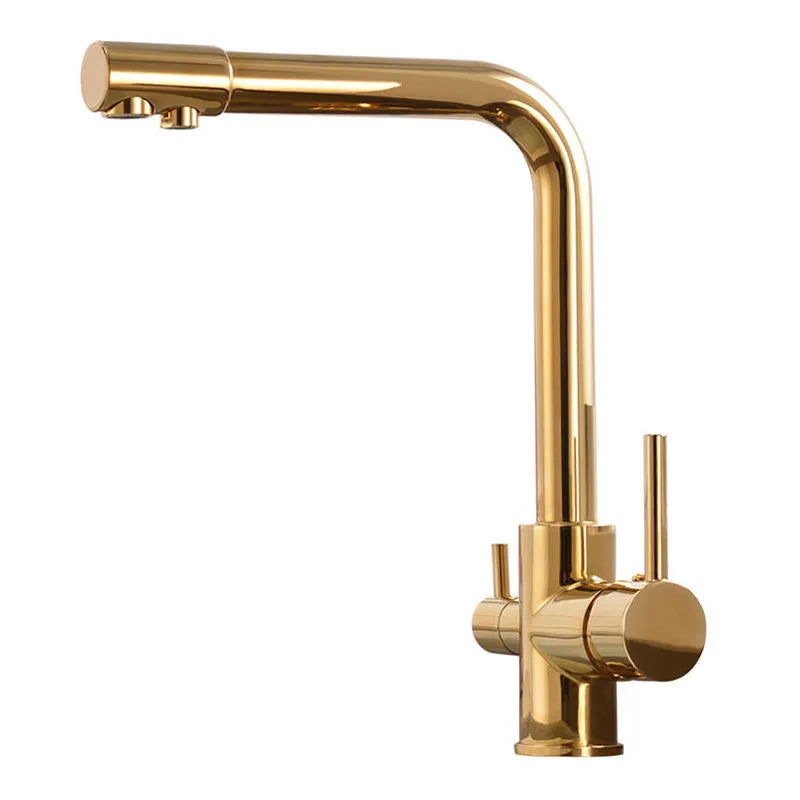 Torneira Para Cozinha Gourmet Monocomando Com Filtro Royal Safira - Dourado