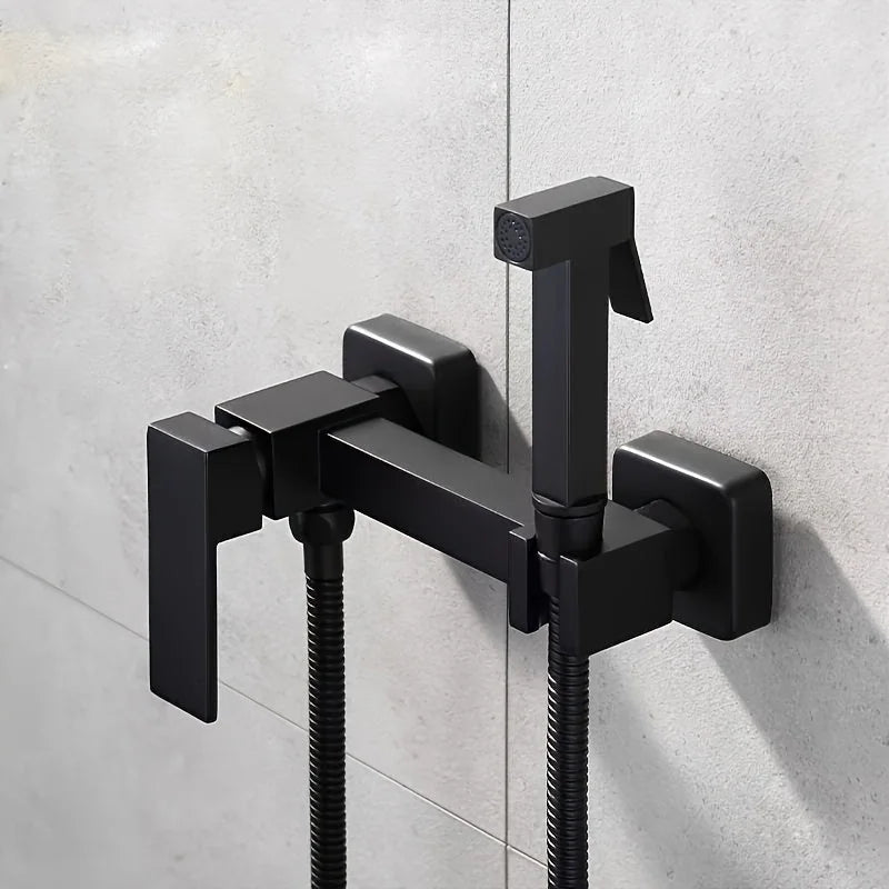 Ducha Higiênica Para Banheiro 100% Metal Com Suporte Acoplado Royal Square - imagem do produto 9