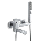 Ducha higiênica Royal Digital cromada com misturador de água quente e fria e ducha manual, foto em fundo branco