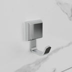 Kit Acessórios Para Banheiros 4 Peças Prata Lavabo Com Toalheiro Duplo - imagem do produto 5