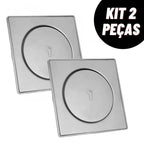 Kit Ralo Inteligente Click Inox Banheiro Lavabo Veda Cheiro Inox 201 - foto principal