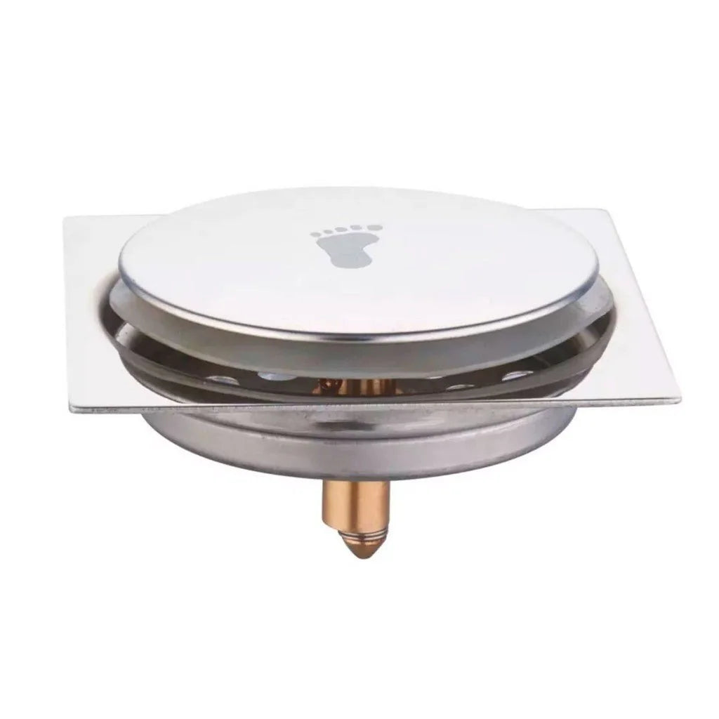 Kit Ralo Inteligente Click Inox Banheiro Lavabo Veda Cheiro Inox 201 - imagem do produto 5