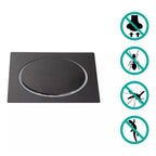 Kit Ralo Inteligente Click Quadrado Preto Inox Banheiro Lavabo Veda Cheiro Inox 201 - imagem do produto 2