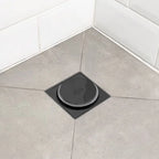 Kit Ralo Inteligente Click Quadrado Preto Inox Banheiro Lavabo Veda Cheiro Inox 201 - imagem do produto 3