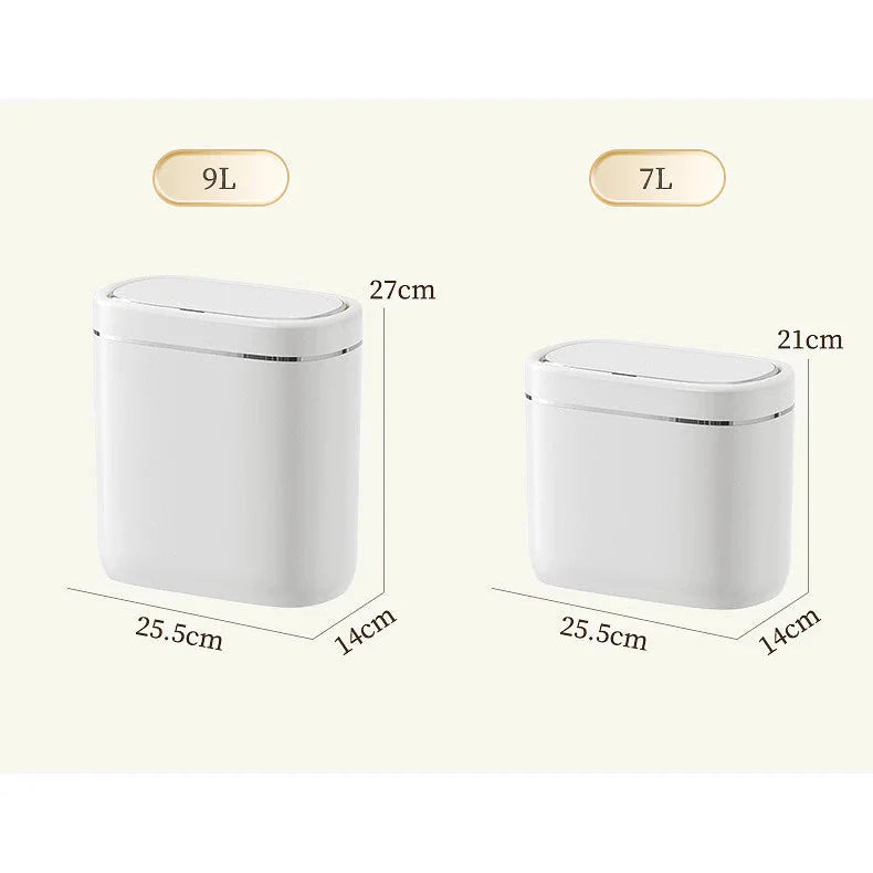 Lixeira Automática Para Banheiro Com Sensor Modelo Slim
